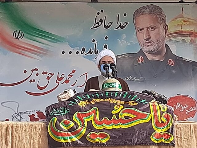 سردار حق بین «مهاجر الی الله» بود و مقام شهادت دارد