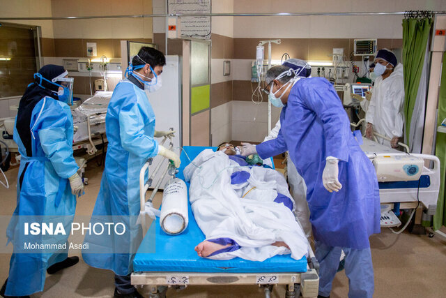 تخت های بیمارستانی مملو از مبتلایان به کرونا/ بستری ۱۸۲ بیمار جدید