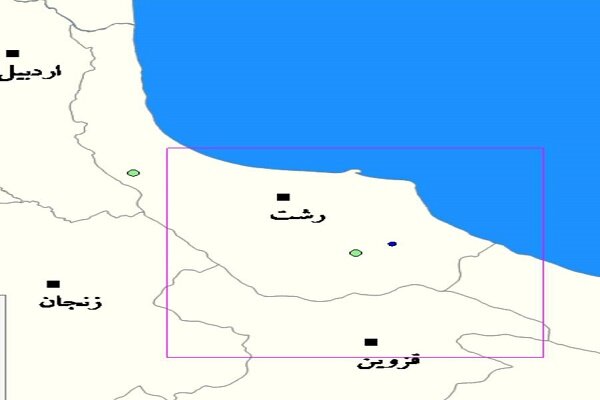 ثبت 3 زمینلرزه در گیلان طی امروز