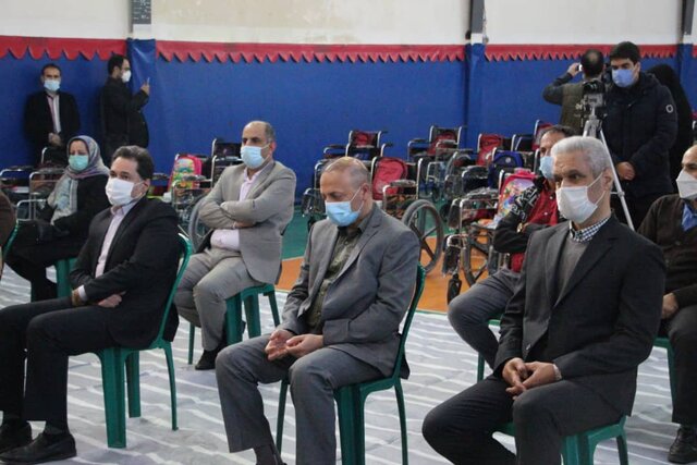 اهدای ۹۰ دستگاه ویلچر به معلولان گیلان