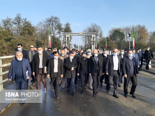 نشست دوجانبه مسئولان وزارت راه ایران و آذربایجان در مرز آستارا