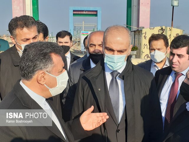 نشست دوجانبه مسئولان وزارت راه ایران و آذربایجان در مرز آستارا