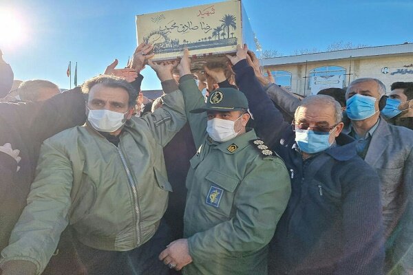 تشییع پیکر شهید «رضا صادق محبوب» در رودسر