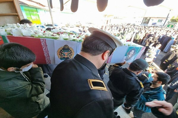 تشییع پیکر شهید «رضا صادق محبوب» در رودسر