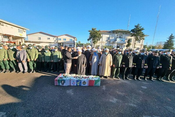 تشییع پیکر شهید «رضا صادق محبوب» در رودسر