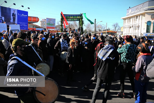 مراسم تشییع ۸ شهید گمنام در رشت