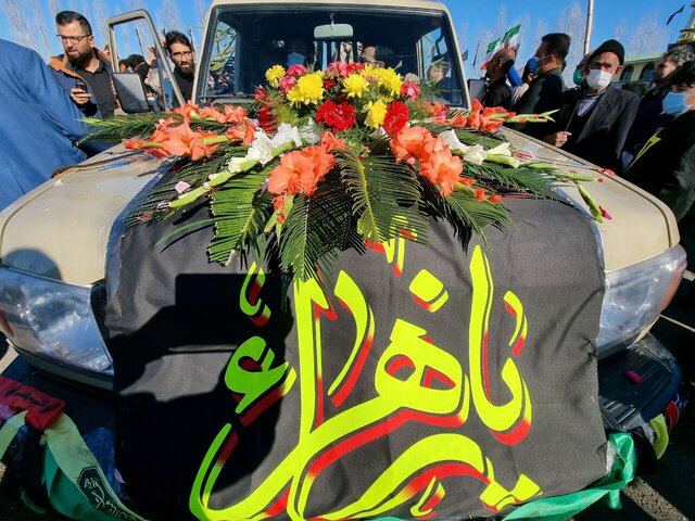 استقبال مردم سیاهکل از ۲ شهید گمنام