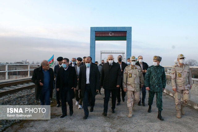 سفر وزیر راه ایران و معاون نخست وزیر جمهوری آذربایجان به آستارا