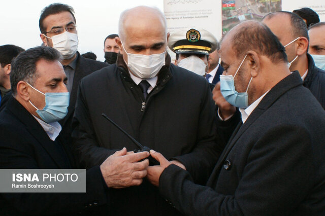 سفر وزیر راه ایران و معاون نخست وزیر جمهوری آذربایجان به آستارا