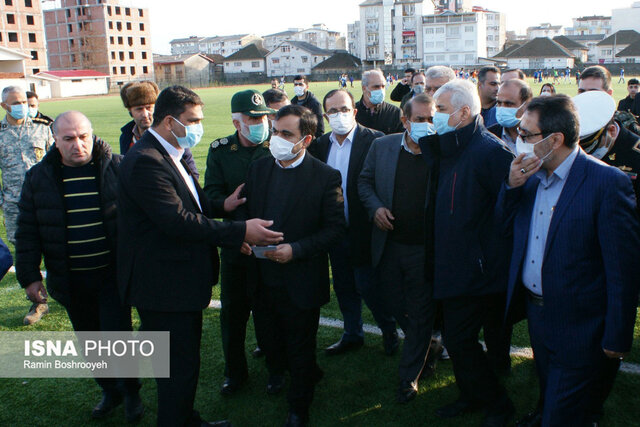 بازدید وزیر ورزش و جوانان از زیرساخت های اقتصادی و ورزشی آستارا