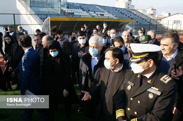 بازدید وزیر ورزش و جوانان از زیرساخت های اقتصادی و ورزشی آستارا