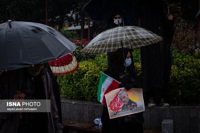گزارش تصویری: اجتماع مردم رشت در جشن ملی 22 بهمن