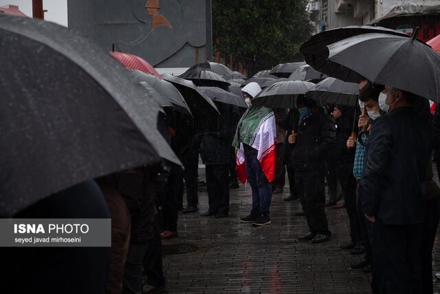 گزارش تصویری: اجتماع مردم رشت در جشن ملی 22 بهمن