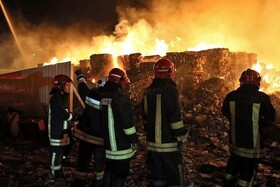 آتش سوزی بوستان کشاورز رشت مهار شد