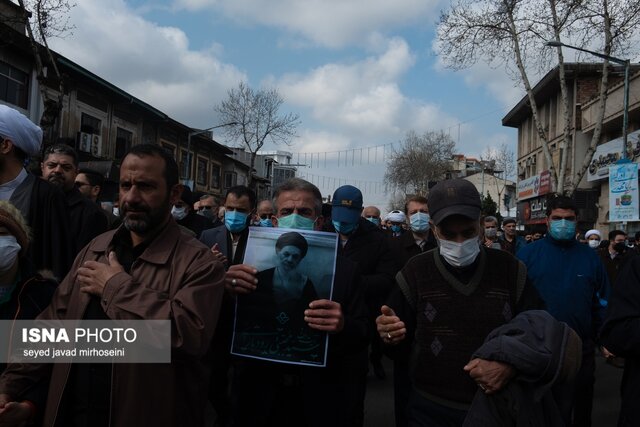 تشییع آیت الله رودباری در رشت