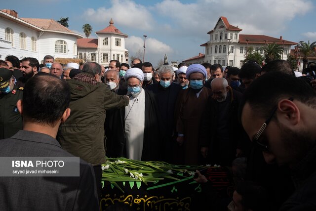 تشییع آیت الله رودباری در رشت