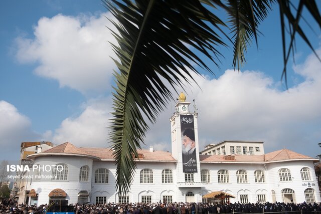 تشییع آیت الله رودباری در رشت