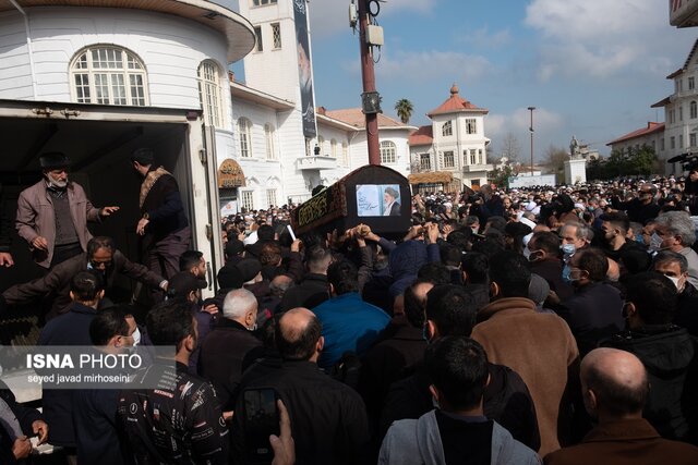 تشییع آیت الله رودباری در رشت