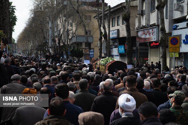 تشییع آیت الله رودباری در رشت