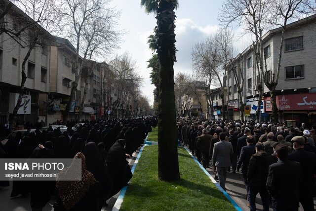 تشییع آیت الله رودباری در رشت