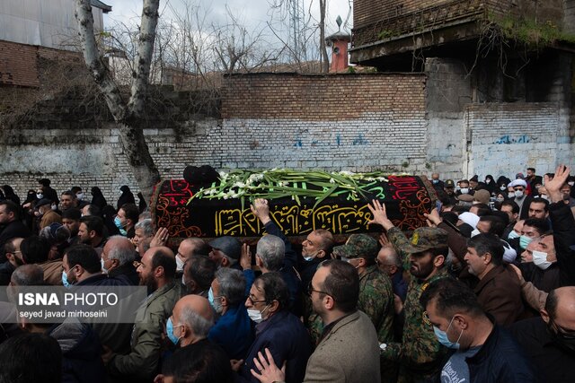 تشییع آیت الله رودباری در رشت