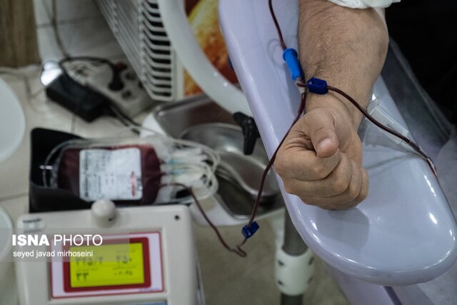 اهدای خون در سومین شب قدر