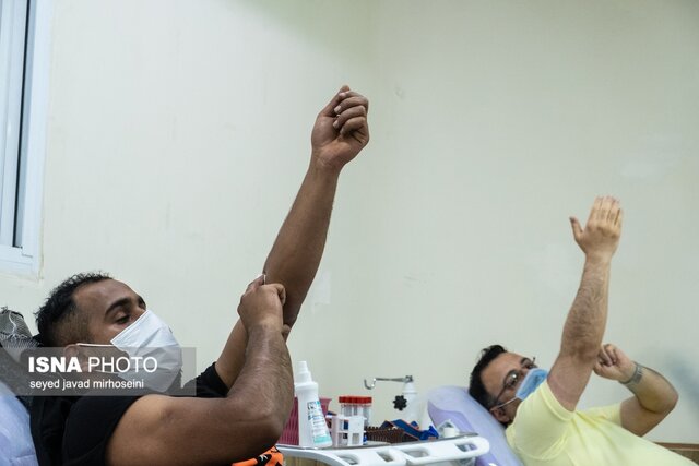 اهدای خون در سومین شب قدر