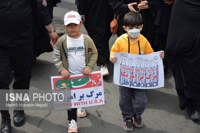 راهپیمایی روز قدس در آستارا