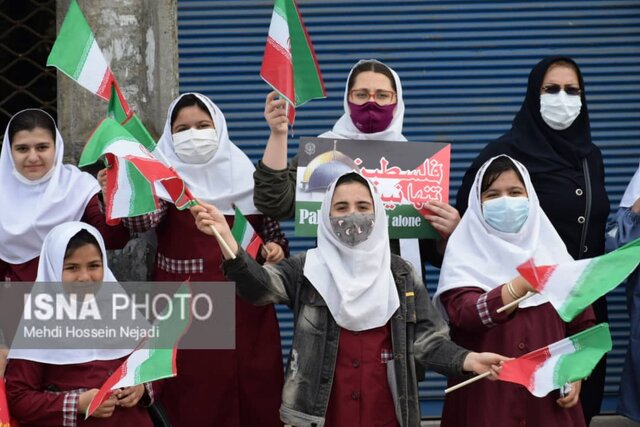 راهپیمایی روز قدس در آستارا