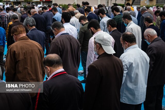 نماز عید فطر در گیلان - رشت