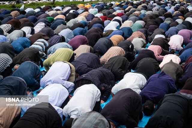 نماز عید فطر در گیلان - رشت