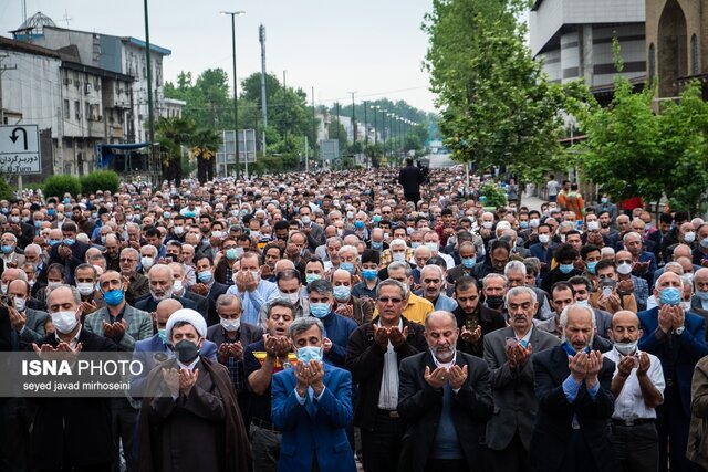 نماز عید فطر در گیلان - رشت