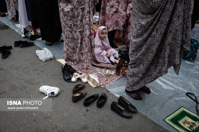 نماز عید فطر در گیلان - رشت