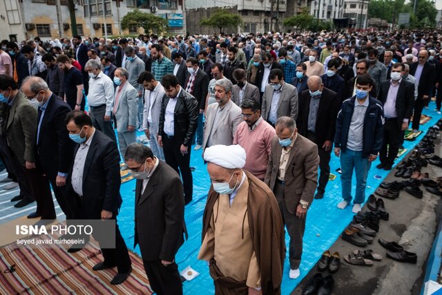 نماز عید فطر در گیلان - رشت