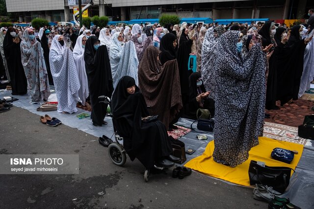 نماز عید فطر در گیلان - رشت