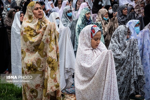نماز عید فطر در گیلان - رشت