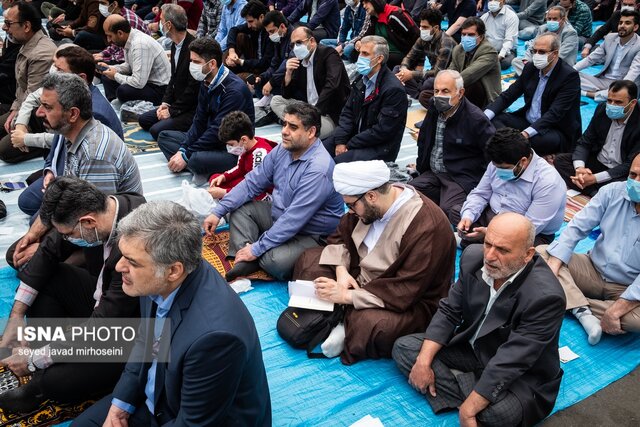 نماز عید فطر در گیلان - رشت