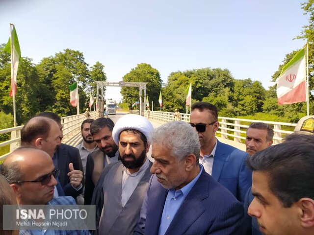 بازدید اعضای کمیسیون اقتصادی مجلس از مرزهای زمینی، ریلی و دریایی آستارا + تصاویر