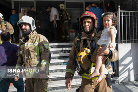 نجات ۱۰ کودک در آتش سوزی مرکز نگهداری کودکان بی سرپرست در رشت