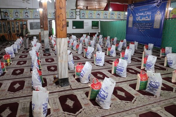 توزیع ۵۵۰۰ بسته معیشتی در رزمایش همدلی و احسان گیلان