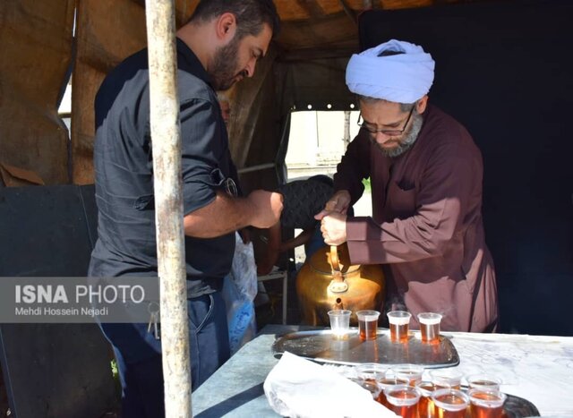 راهپیمایی ۱۰ کیلومتری اربعین حسینی در شهر مرزی آستارا + تصاویر