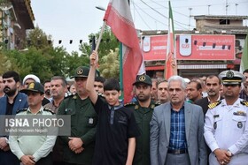 راهپیمایی مرزنشینان آستارایی علیه آشوبگران و اغتشاشگران + تصاویر