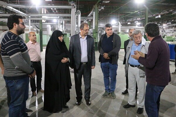تولید آزمایشی سالن ریسندگی صنایع پوشش رشت آغاز شد