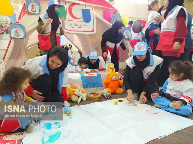 برگزاری مانور استانی اسکان اضطراری با سناریوی زلزله و پدافند پرتوی در آستارا + تصاویر