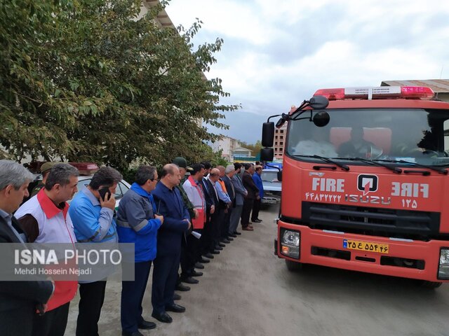 برگزاری مانور استانی اسکان اضطراری با سناریوی زلزله و پدافند پرتوی در آستارا + تصاویر