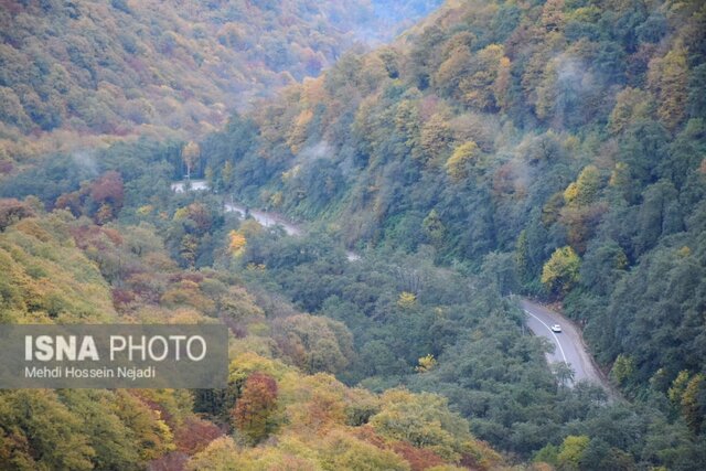 رخت پاییز بر تن طبیعت شهرستان مرزی آستارا