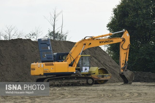 احداث پل مرزی اتومبیل رو در مرز آستارا + تصاویر