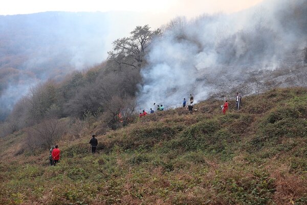 آتش سوزی اخیر جنگل های گیلان چقدر خطرناک بود؟