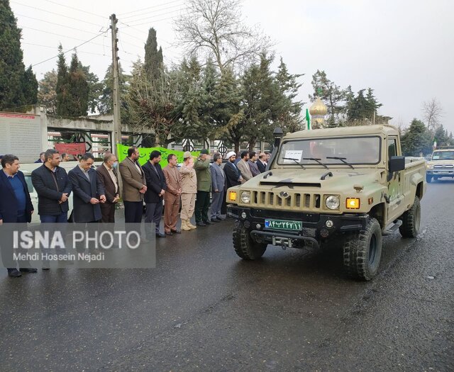 رژه خودرویی و موتوری مرزبانان آستارا در سالروز ورود امام خمینی(ره) به میهن