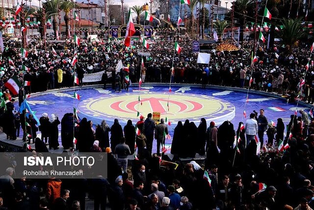 جشن چهل و چهارمین سالگرد پیروزی انقلاب - رشت
